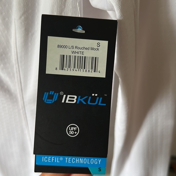 IBKUL 1/4 Zip White - Picture 3 of 7